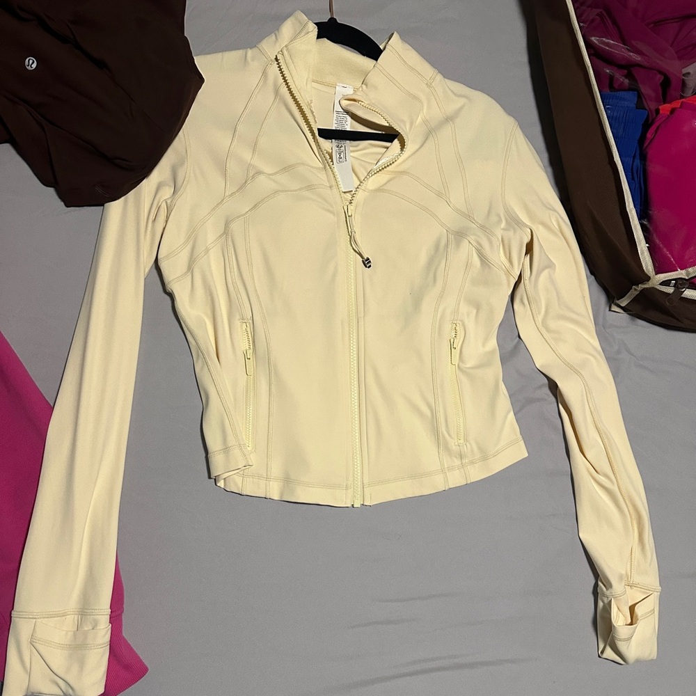 Buttercream define jacket worn once!